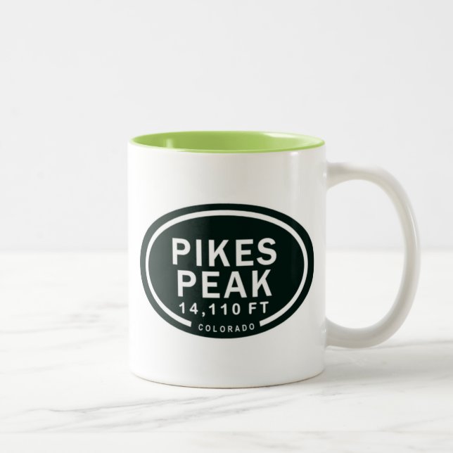 Pikes Peak 14,110 FT CO Mountain Mug (Right)