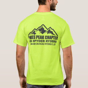 Pikes Peak Chapter - Pikes Peak Mountain - blk T-Shirt