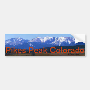 Pikes Peak Colorado Bumper Sticker