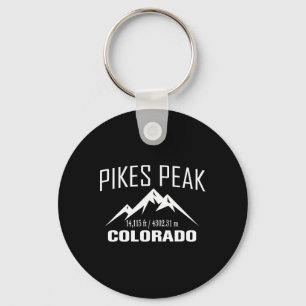 Pikes Peak Colorado Climbing Summit Club Outdoor G Key Ring