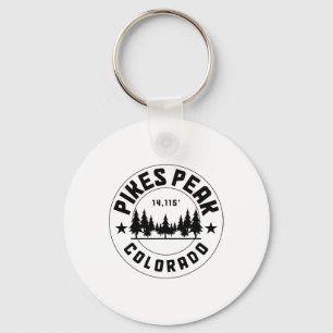 Pikes Peak Colorado Co. Uni-adults Grey Cotton 50% Key Ring
