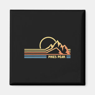 Pikes Peak Colorado Hiking Hiker Climbing Magnet