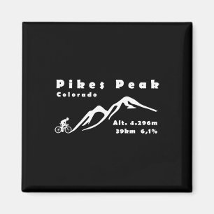 Pikes Peak, Colorado, Usa, Cycling, Bicycle, Climb Magnet