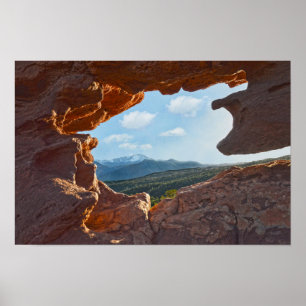 Pikes Peak Framed, Colorado Poster