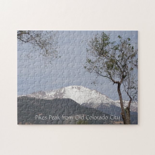 Pikes Peak from Old Colorado City Jigsaw Puzzle (Horizontal)