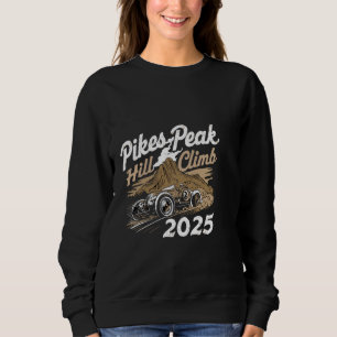Pikes Peak Hill Climb Funny Colorado Car Race Retr Sweatshirt