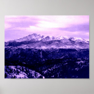 Pikes Peak Mountain Poster