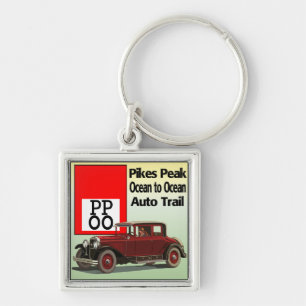 Pikes Peak Ocean to Ocean Auto Trail Key Ring