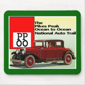 Pikes Peak Ocean to Ocean Auto Trail Mouse Pad