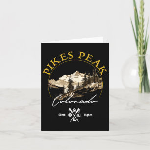 Pikes Peak Retro Vintage Apparel - Pikes Peak Souv Card