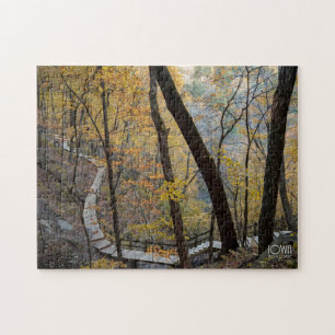 Pikes Peak State Park in McGregor, Iowa. Jigsaw Puzzle