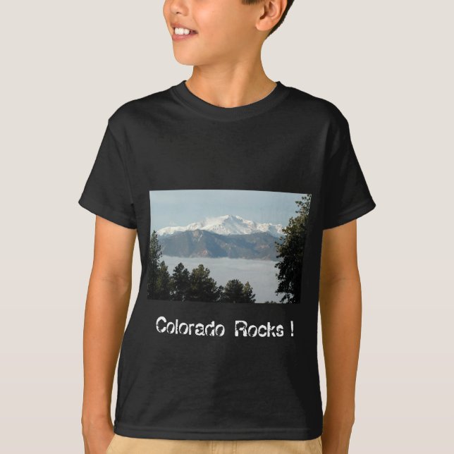 Pikes Peak Teen T T-Shirt (Front)