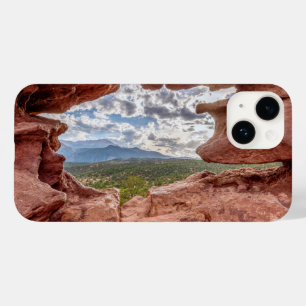 Pikes Peak Through A Rock Hole Case-Mate iPhone 14 Case