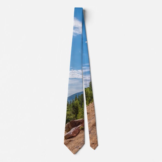 Pikes Peak Train Ride Neck Tie (Front)