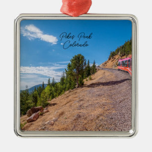 Pikes Peak Train Ride Premium Ornament