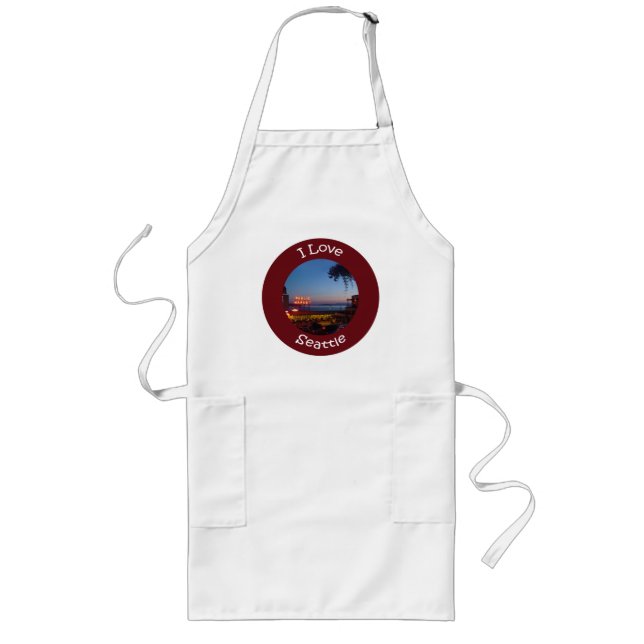 Pikes Place Market Long Apron (Front)