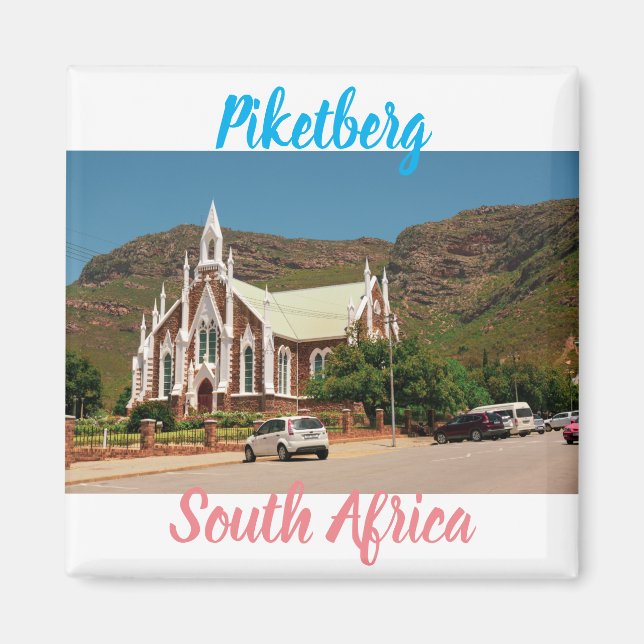 Piketberg Western Cape Church South Africa SA Magnet (Front)