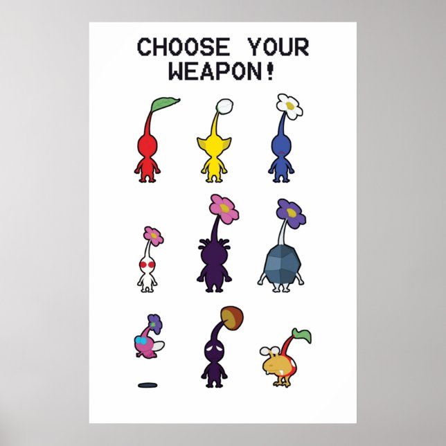 Pikmin Fauna Poster (Front)