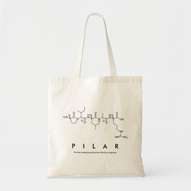 Pilar peptide name bag (Front)