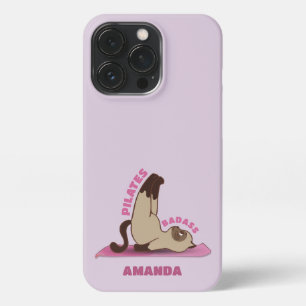 Pilates Badass Workout Kitty Cat Phone Case