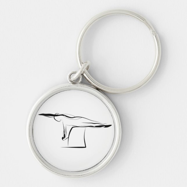 Pilates Big Twist Teaser - Wunda Chair Key Ring (Front)