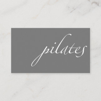 Pilates Business Card