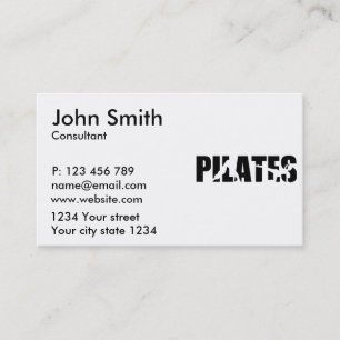Pilates Business Card