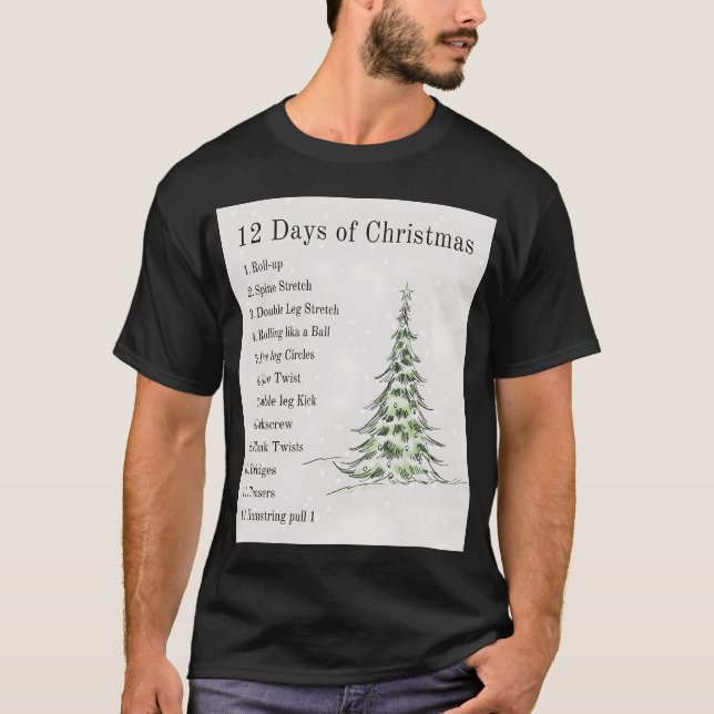 Pilates Christmas boy T-Shirt (Front)