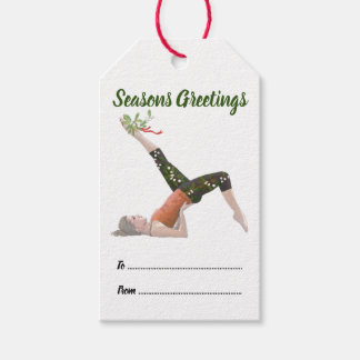 Pilates Christmas Gift Tag