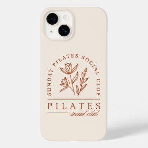 Pilates club sunday boho aesthetic Case-Mate iPhone 14 case