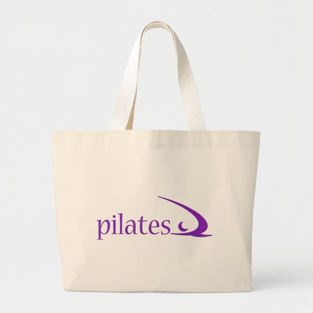 Pilates Design! Large Tote Bag (Front)