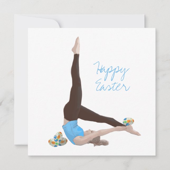 Pilates Easter Card (Front)