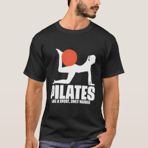 Pilates Exercise Namaste Yoga Health Fitness Worko T-Shirt