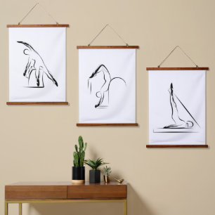 Pilates Exercises - Reformer, Wunda Chair, Mat Hanging Tapestry