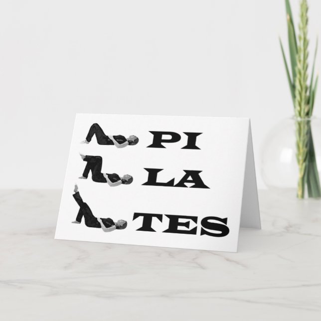 Pilates figures! card (Front)