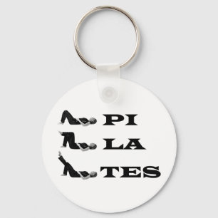 Pilates figures! key ring