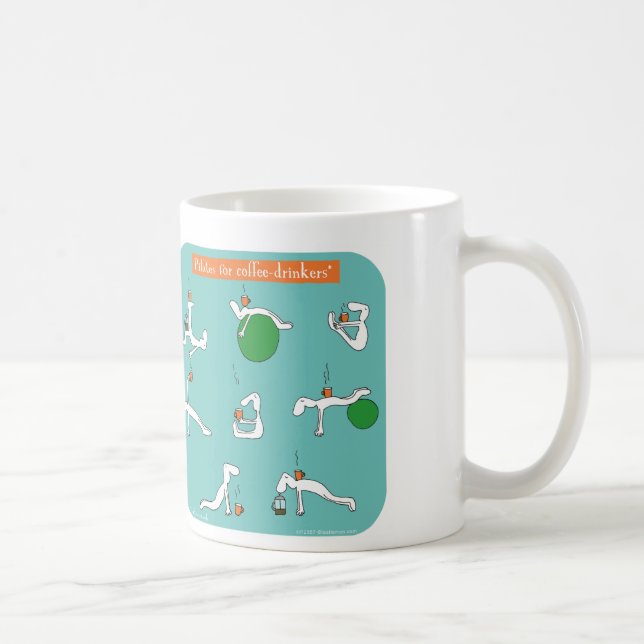 pilates for coffee lovers mug (Right)