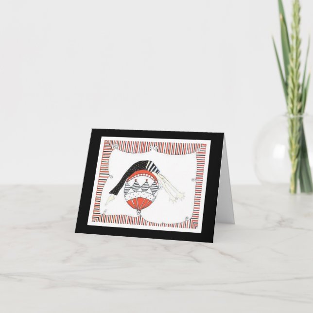 Pilates Holiday Fitness Card (Front)