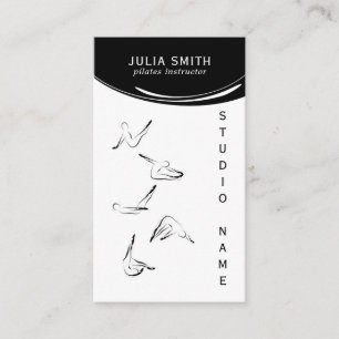 Pilates instructor business card