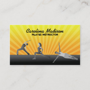 Pilates Instructor Business Cards