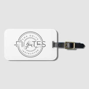 Pilates Instructor Pilates Letters Luggage Tag