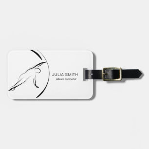 Pilates Instructor Pilates Pose Luggage Tag