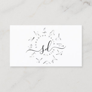 Pilates Instructor Pilates trainer Business Card