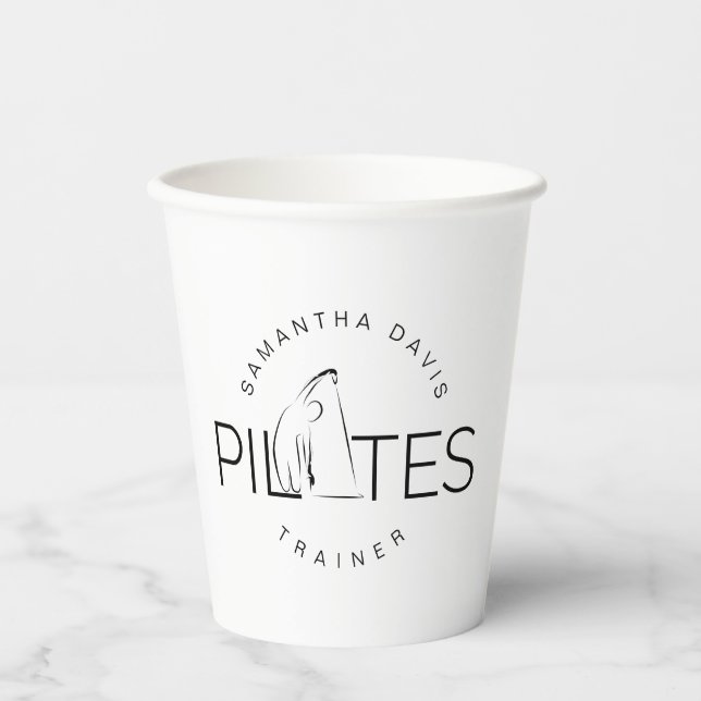 Pilates Instructor Pilates trainer  Paper Cups (Front)