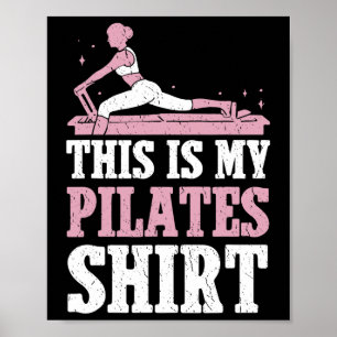 Pilates Lover Women Pilates Contrology Yoga Poster