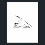 Pilates - mermaid on the reformer poster<br><div class="desc">Minimal , Abstract Poster for Pilates Studio, mermaid on the reformer Pilates Pose Wall Decor.This design is also available on business cards, stickers, mugs and more.You can find similar designs with different Pilates poses and different designs here https://www.zazzle.com/collections/pilates-119339091647687700</div>