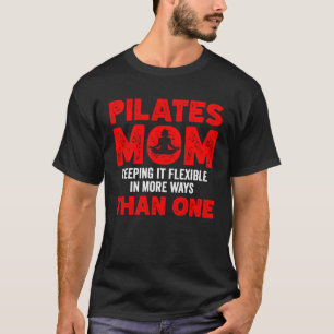 Pilates Mum Keeping it Flexible in More Ways Than T-Shirt