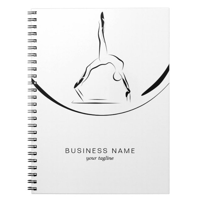 Pilates on the reformer  notebook (Front)