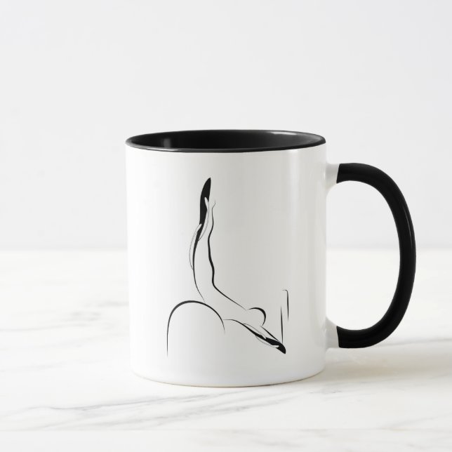 Pilates pose mug (Right)