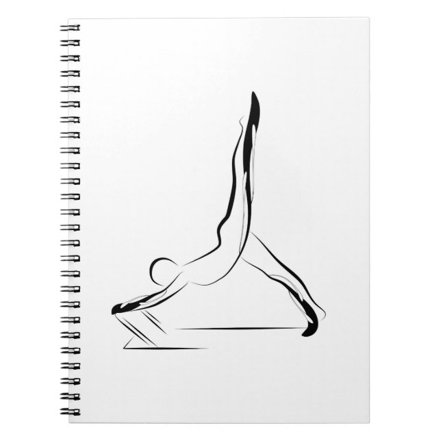 Pilates pose notebook (Front)